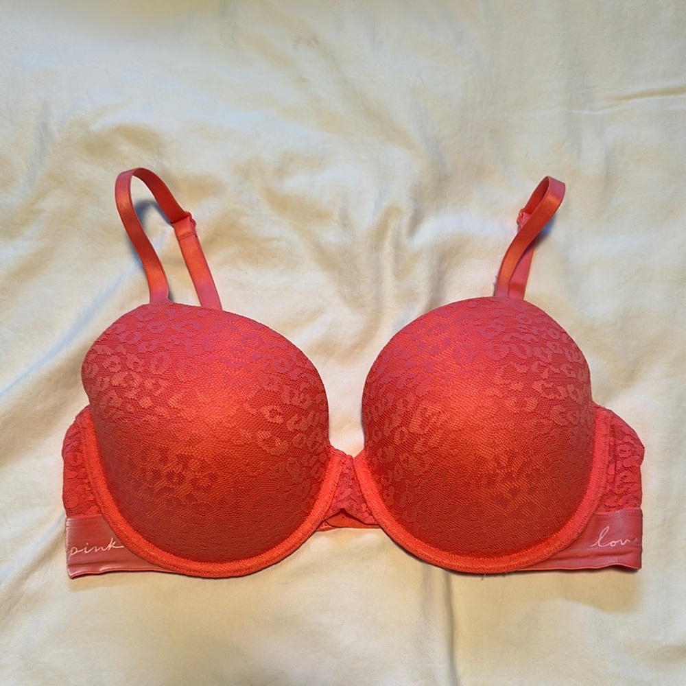 PINK Victoria's Secret Women's Red Bra